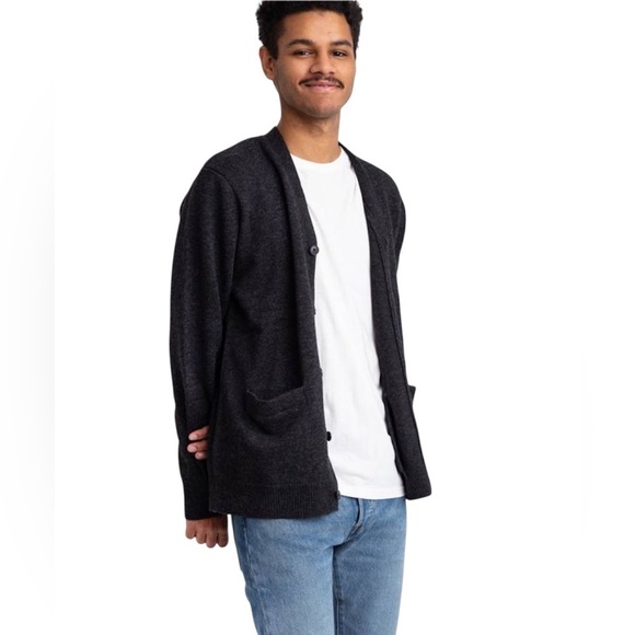 Carhartt WIP Other - Carhartt WIP Allen Gray Cardigan, Lamb’s Wool Blend, Casual, Preppy, Academic S